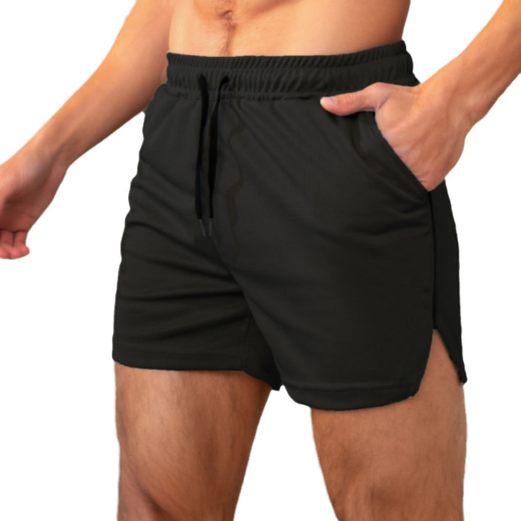 Men's Mesh Quick-drying Breathable Shorts Solid Color