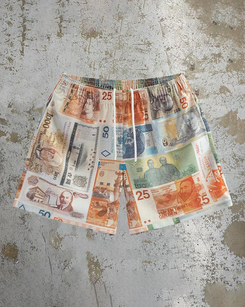 Beach Pants Quick-drying Digital Printing Loose Shorts