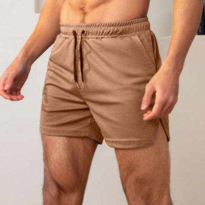 Men's Mesh Quick-drying Breathable Shorts Solid Color