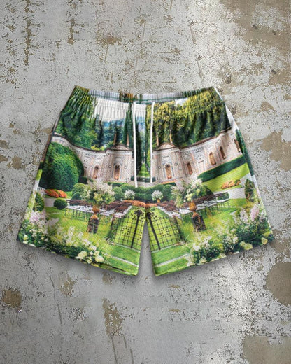 Beach Pants Quick-drying Digital Printing Loose Shorts