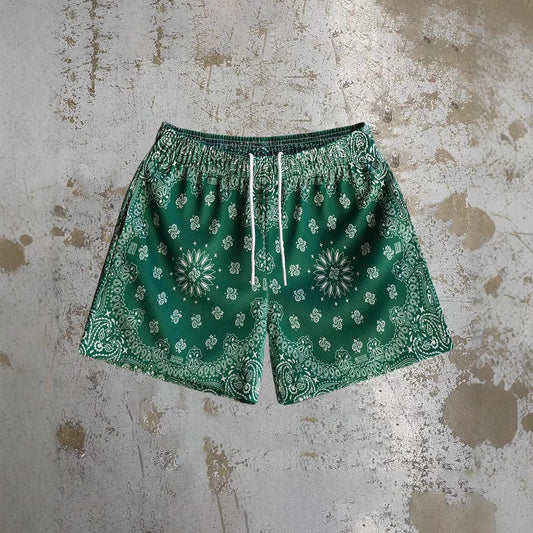Beach Pants Quick-drying Digital Printing Loose Shorts