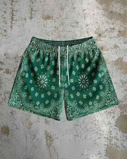 Beach Pants Quick-drying Digital Printing Loose Shorts