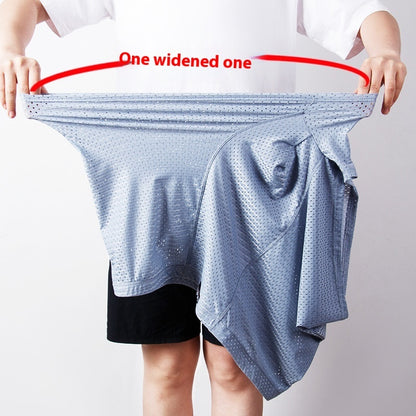 Mesh Ice Silk Underwear Men's Plus Size Boxer