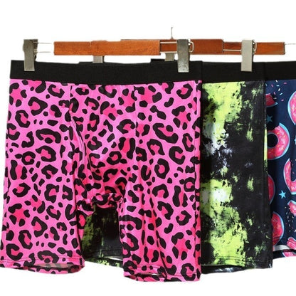 Wild Leopard Pattern Men's Personalized Printed Underwear